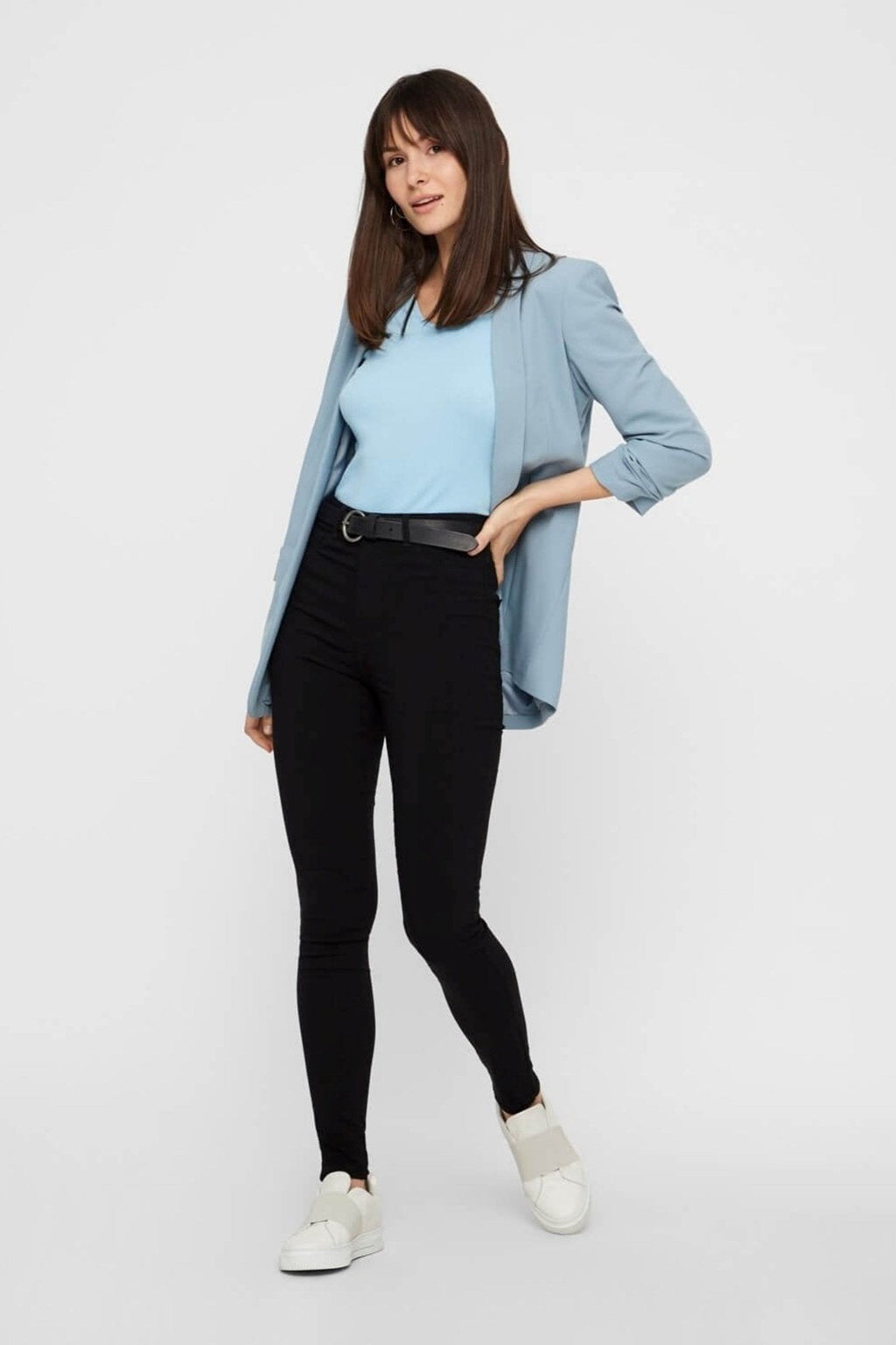 Pieces Jeans - Sort (high waist)