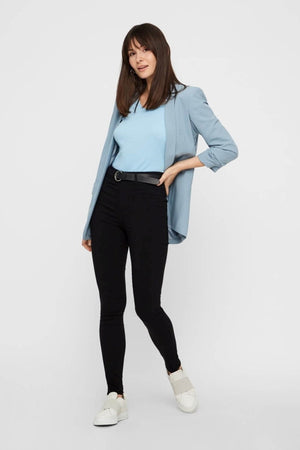 Pieces Jeans - Sort (high waist)