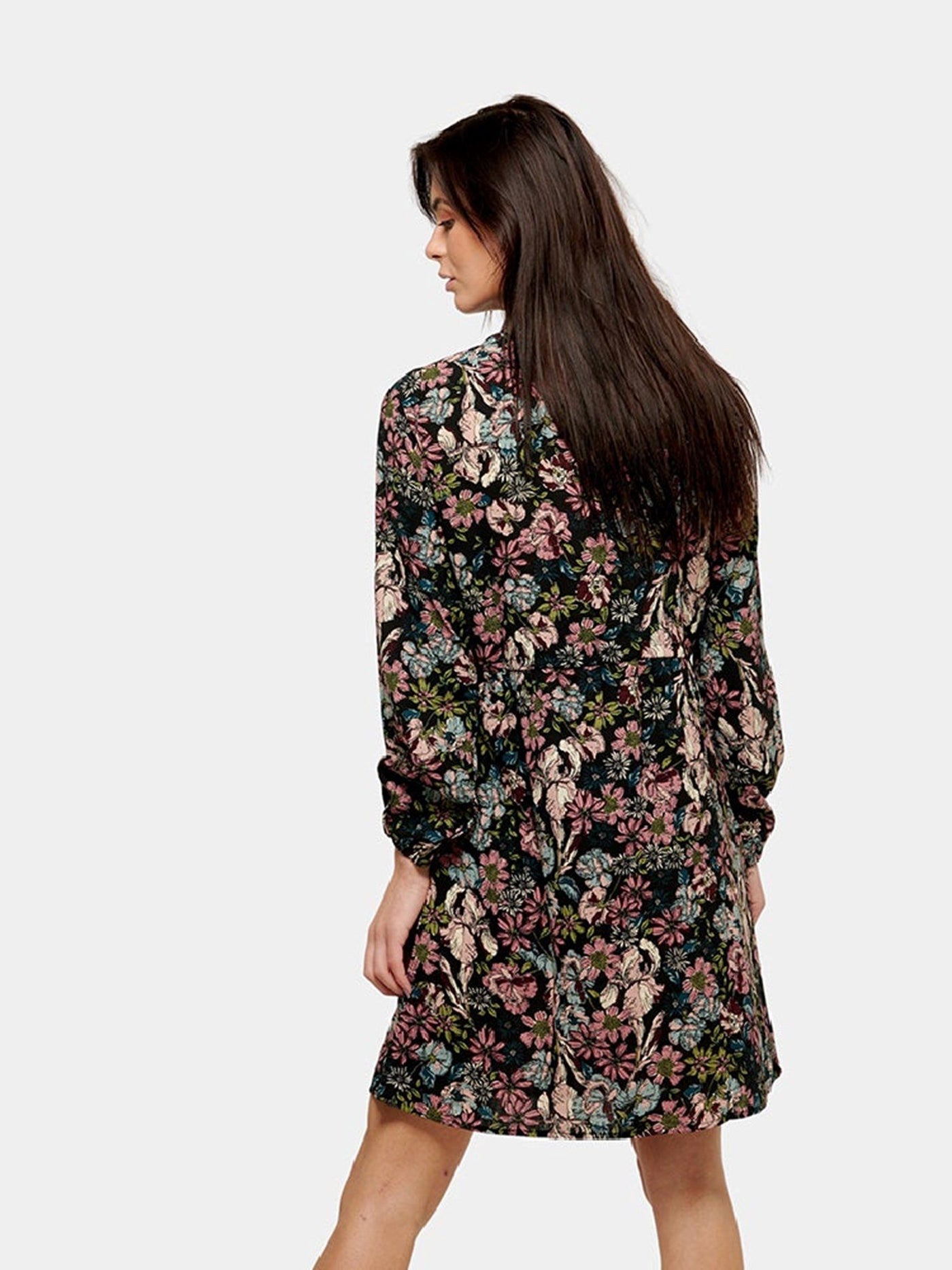 Printet Skjorte Kjole - Sort - Jacqueline de Yong - Sort 3