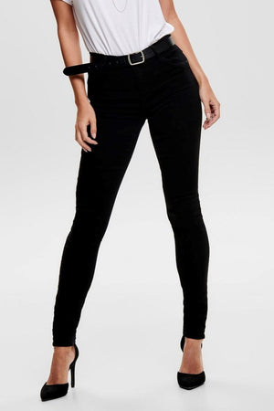 Rain skinny jeans - Sort