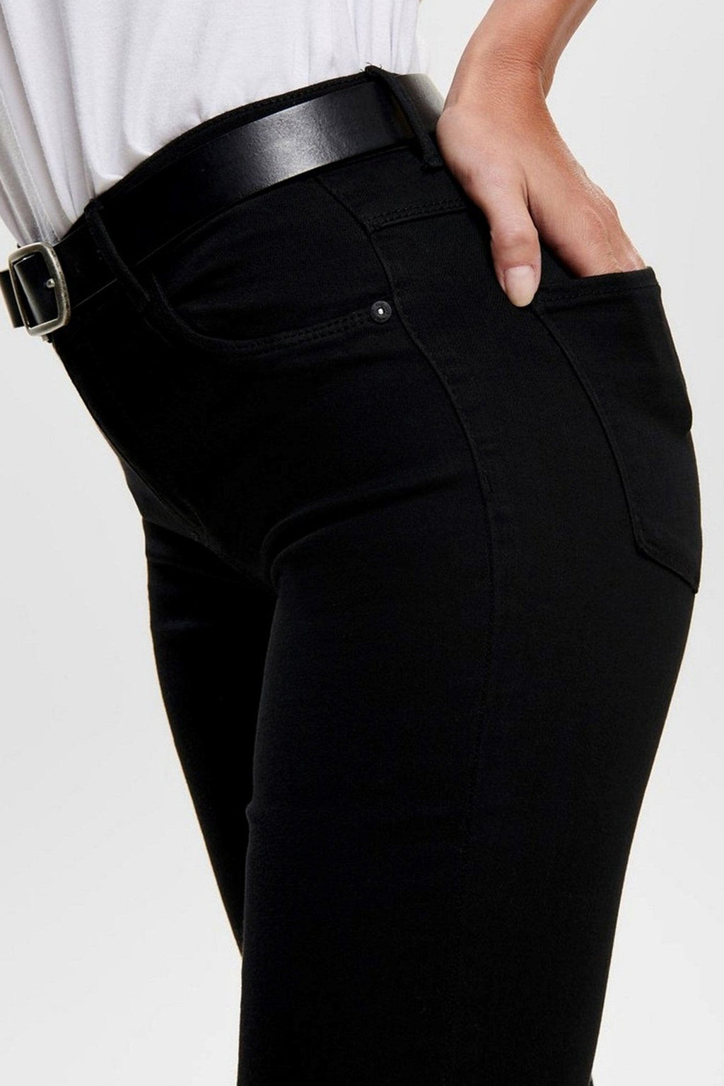 Rain skinny jeans - Sort