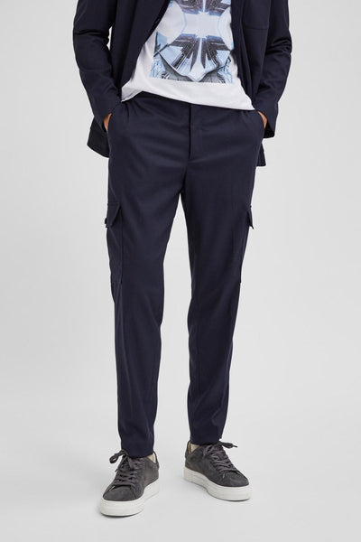 Reck Cargo Pants - Dark Sapphire - Selected Homme - Blå