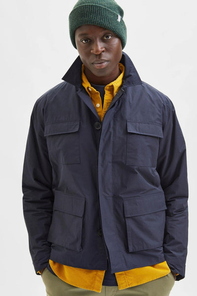 Regen Field Jacket - Sky Captain - Selected Homme - Blå 3
