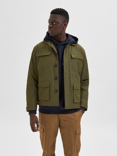 Regen Field Jacket - Winter Moss - Selected Homme - Grøn