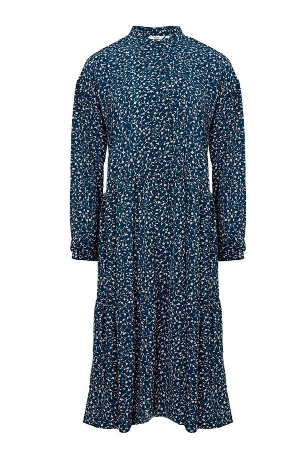 Sara langærmet kjole - Grøn