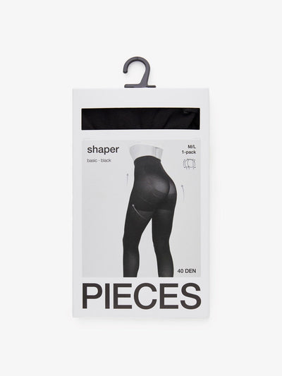 Shaper tights 40 den - Sort - PIECES - Sort