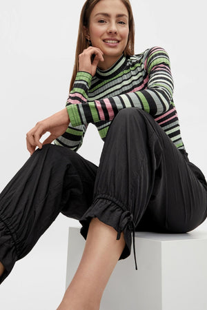 Silena High Waist Pants - Sort