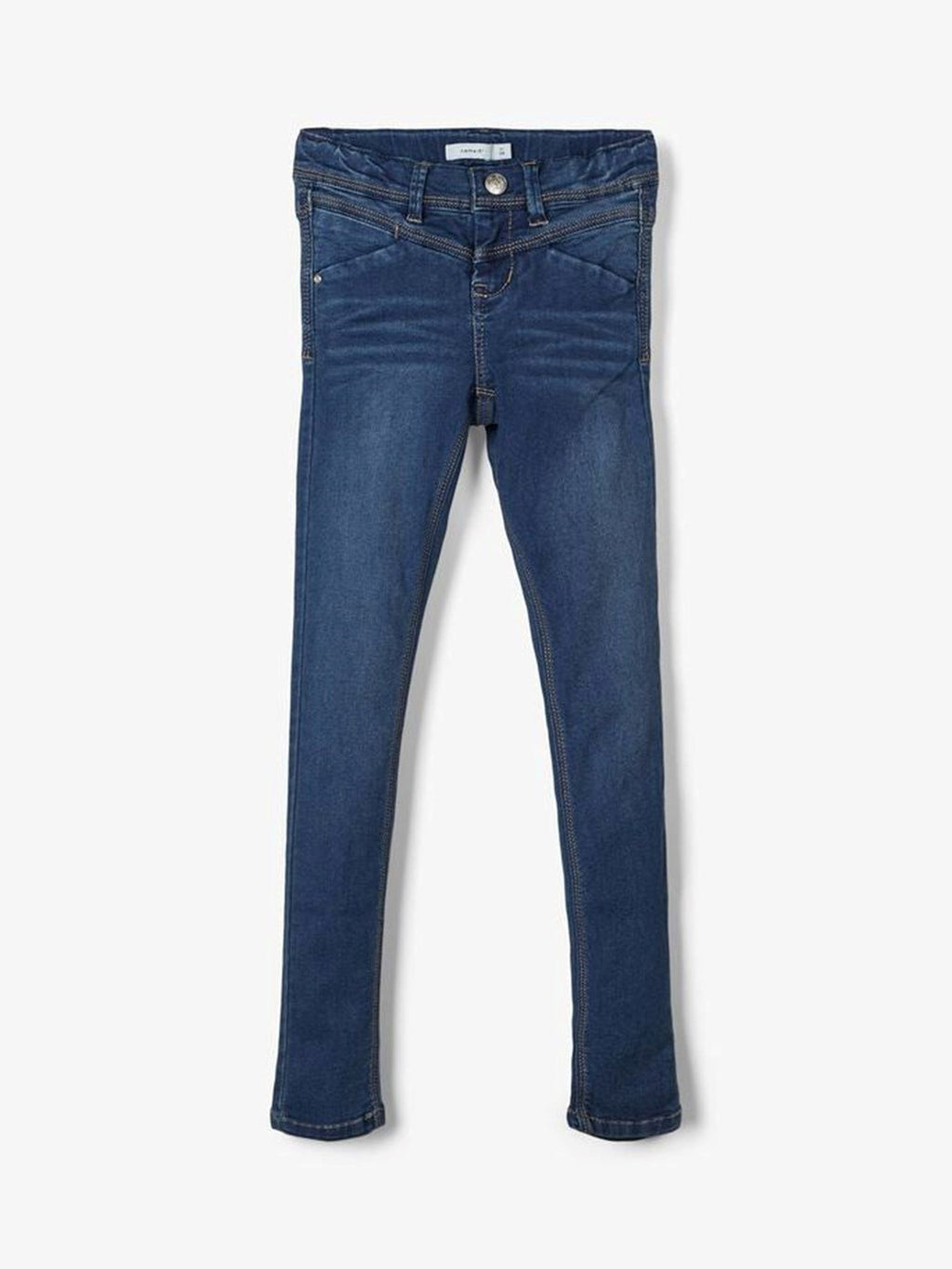 Skinny Fit Jeans - Mørkeblå Denim