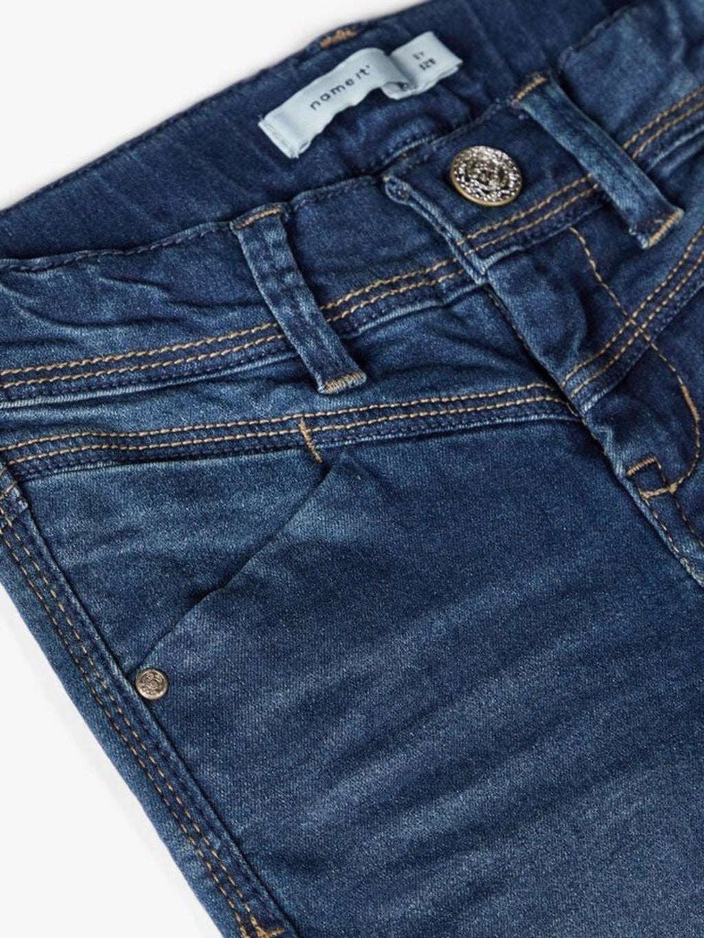 Skinny Fit Jeans - Mørkeblå Denim