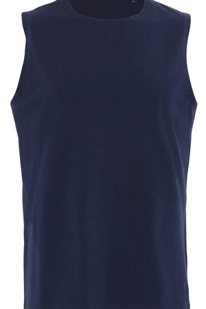 Sleeveless Tee - Navy