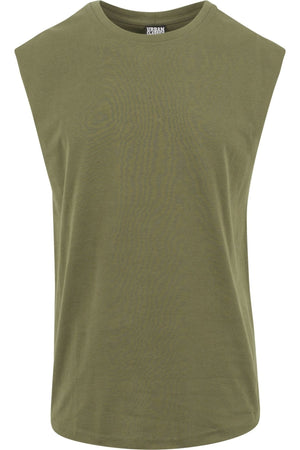 Sleeveless Tee - Oliven