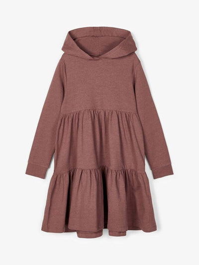 Sweatshirt kjole - Marron - Name It - Rød