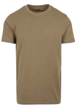T-Shirt Round Neck - Oliven
