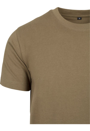 T-Shirt Round Neck - Oliven