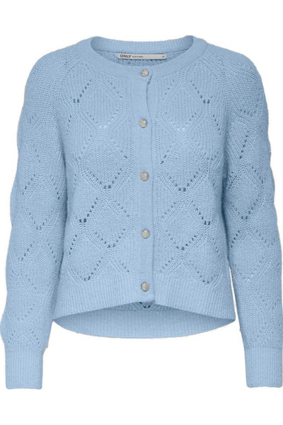 Tara Cardigan - Lyseblå - ONLY - Blå