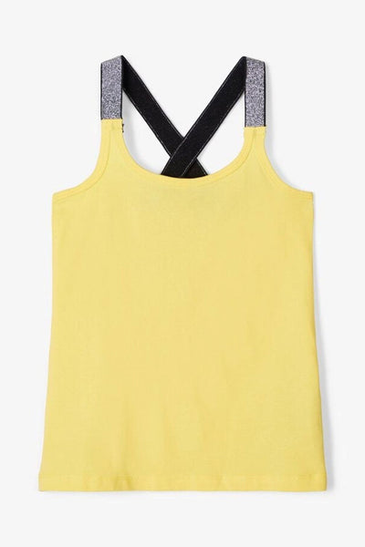 Top med glitter detaljer - Gul - Name It - Gul