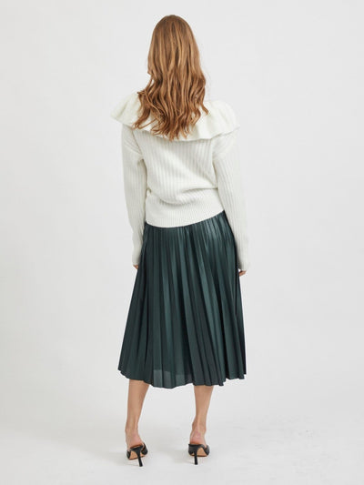 Vicky Knit V-Neck - Hvid - VILA - Hvid 4
