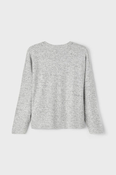 Victi Knit Trøjer - Grå Melange - Name It - Grå 3