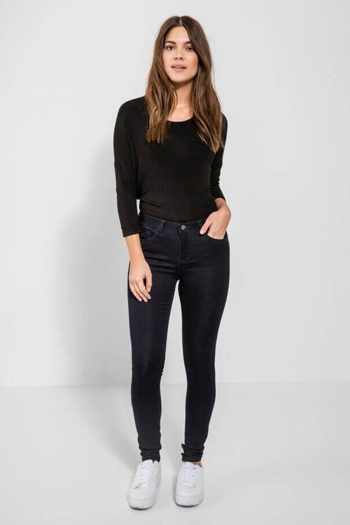 Wear jeggins - Navy - PIECES - Blå