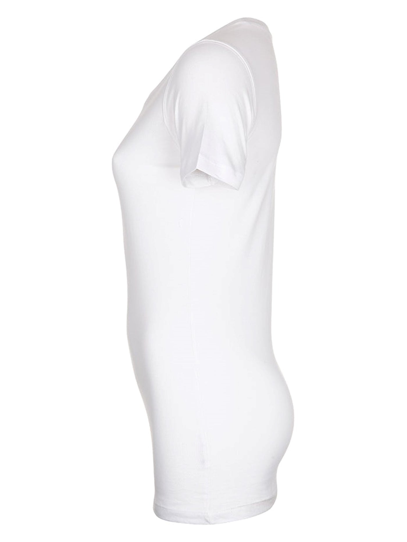 Fitted T-shirt - Hvid - TeeShoppen - Hvid 6