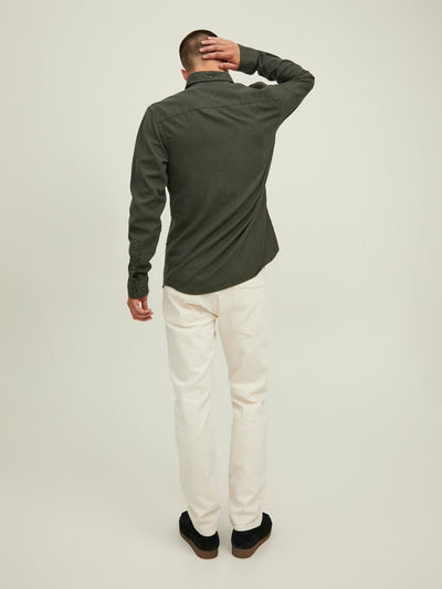 Brook Grindle Skjorte - Forest Night - Jack & Jones - Grøn 4
