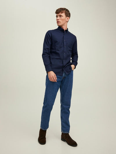 Brook Grindle Skjorte - Perfect Navy - Jack & Jones - Blå 5