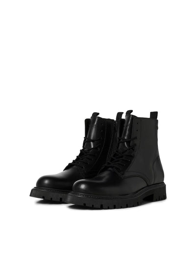 Dixon Leather Boots - Anthracite - Jack & Jones - Sort