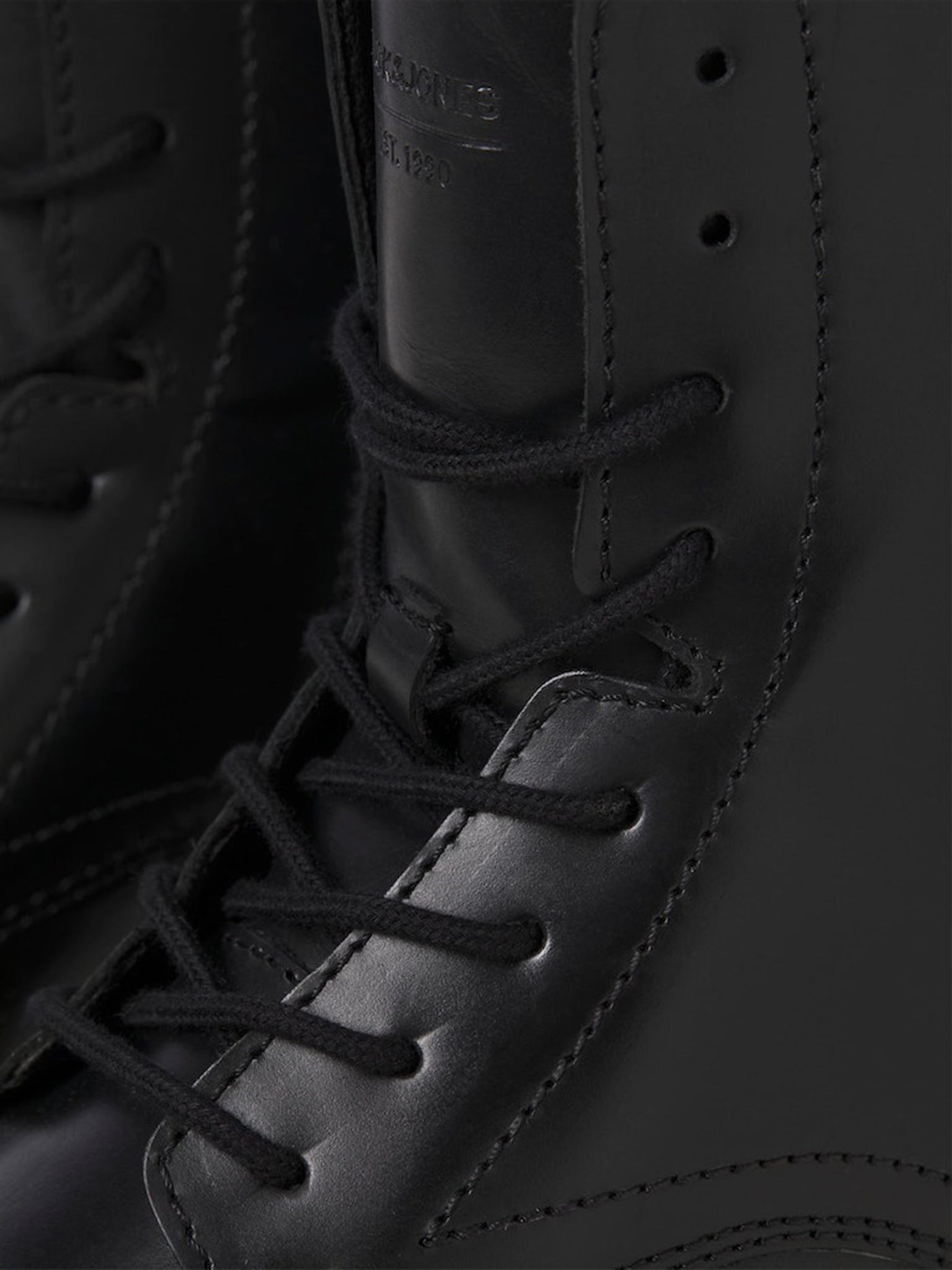 Dixon Leather Boots - Anthracite - Jack & Jones - Sort 2