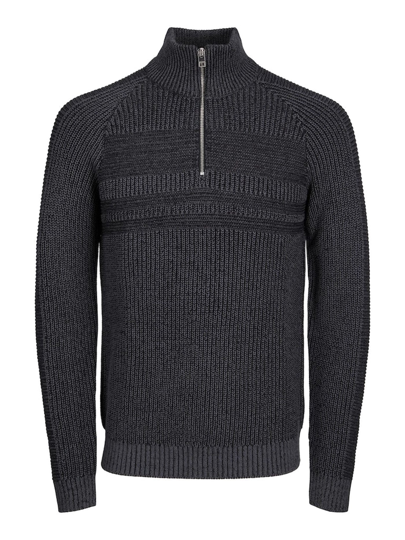 Power Knit Half Zip - Black - Jack & Jones - Sort