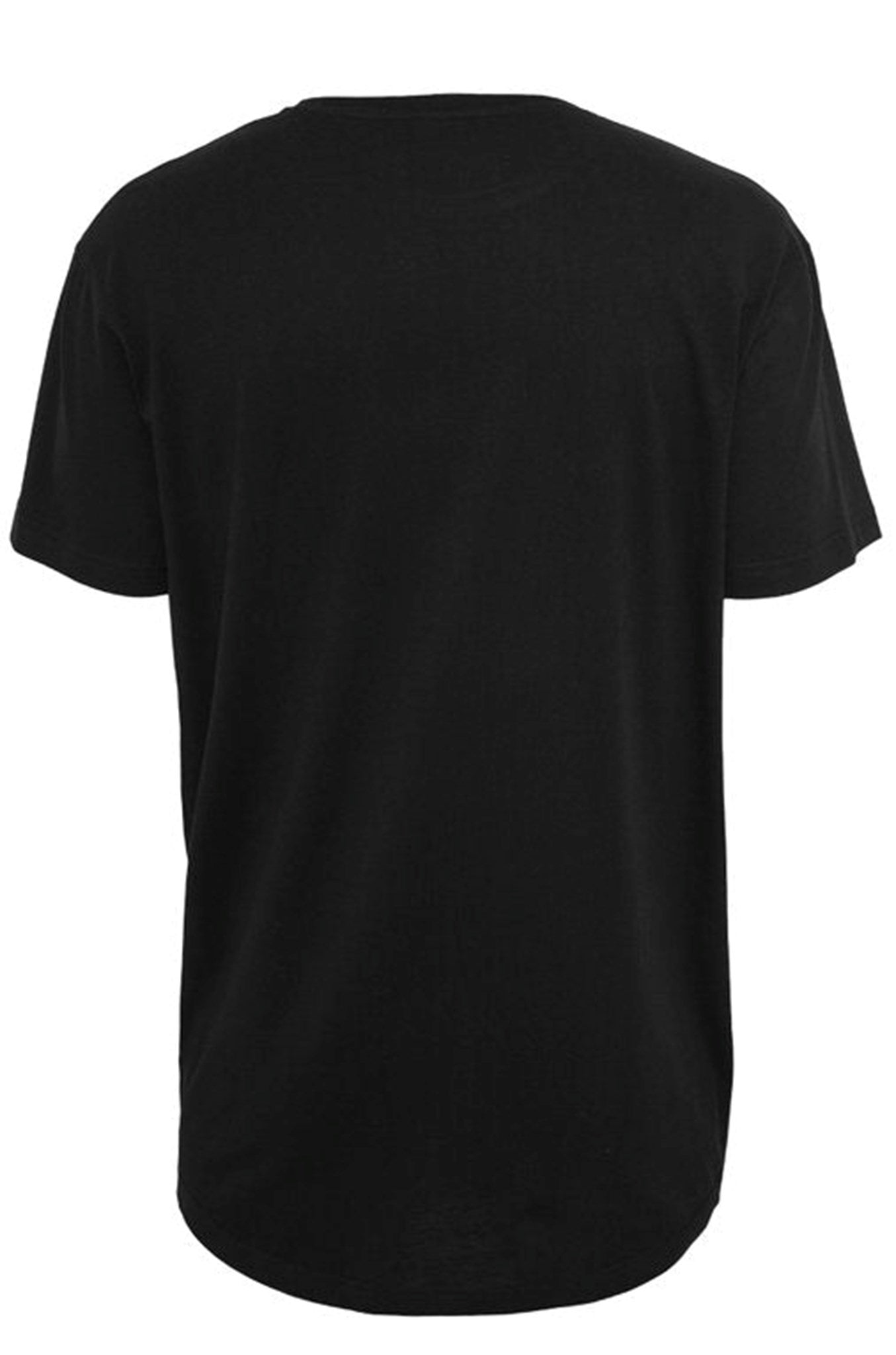 Long T-shirt - Sort - TeeShoppen - Sort 3