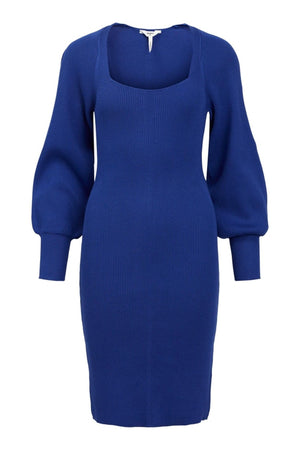 Agnes Strik Kjole - Clematis-blue