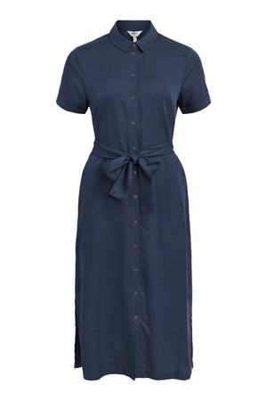 Tilda Maxi Kjole - Blue Indigo