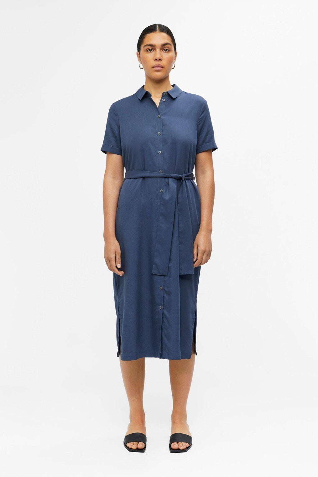 Tilda Maxi Kjole - Blue Indigo