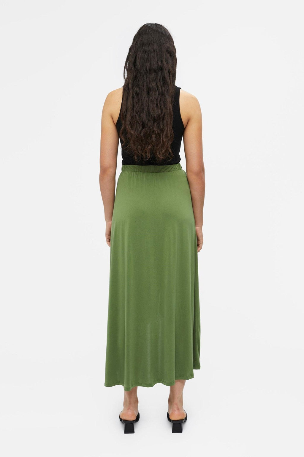 Jannie Maxi Skirt - Vineyard Green