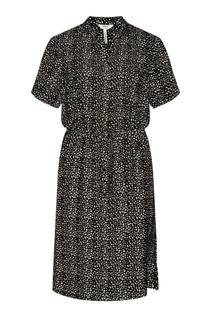 Seline Midi Kjole - Sort