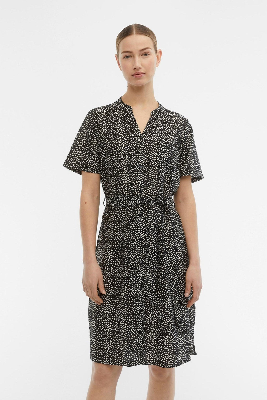 Seline Midi Kjole - Sort