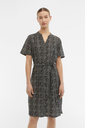 Seline Midi Kjole - Sort