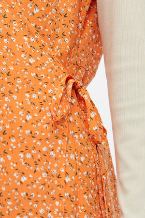 Ema Elise Wrap Kjole - Autumn Sunset