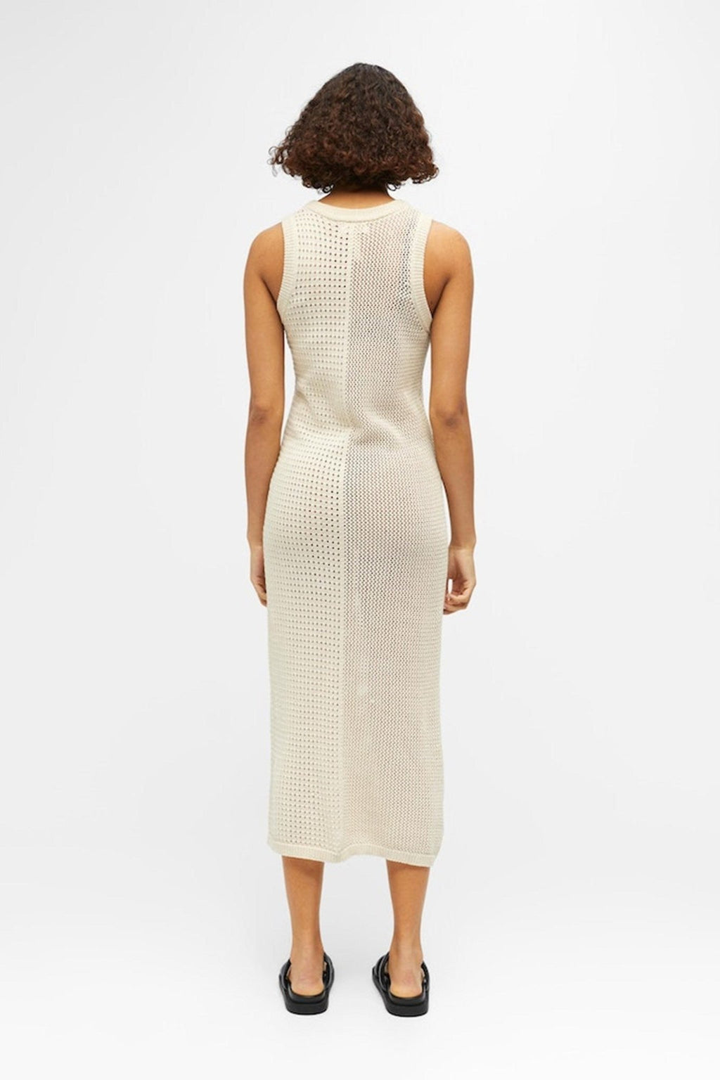 Palia Strik Kjole - Sandshell