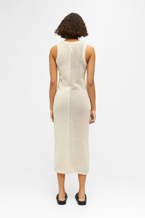 Palia Strik Kjole - Sandshell