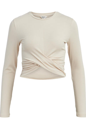 Jamie Cropped Top - Sandshell