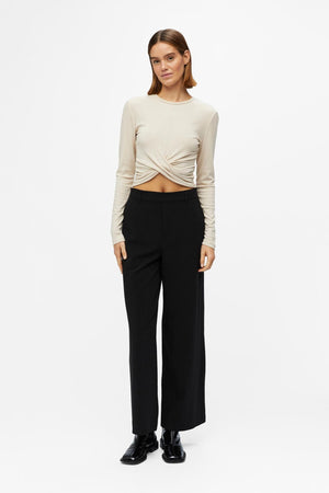 Jamie Cropped Top - Sandshell