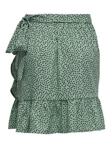 Olivia Wrap Skirt - Chinois Green