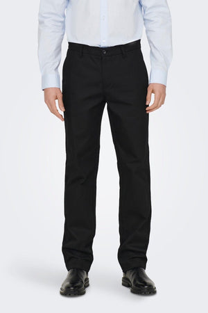 Edge Chino Bukser - Sort