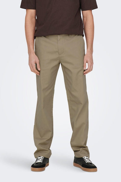 Edge Chino Bukser - Chinchilla - Only & Sons - Sand/Beige