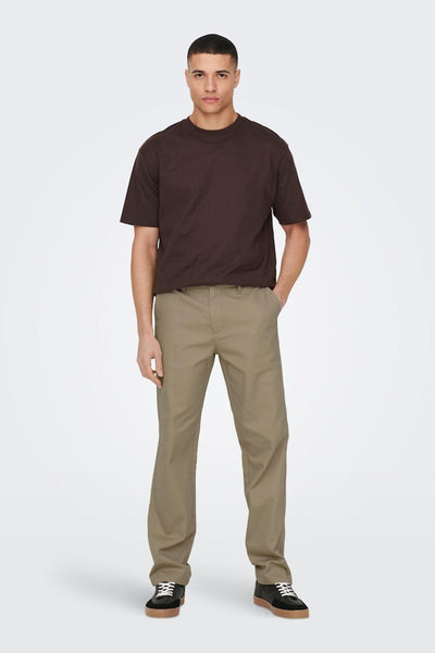 Edge Chino Bukser - Chinchilla - Only & Sons - Sand/Beige 3