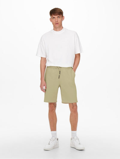 Ceres Sweat Shorts - Pelican - Only & Sons - Grøn 3