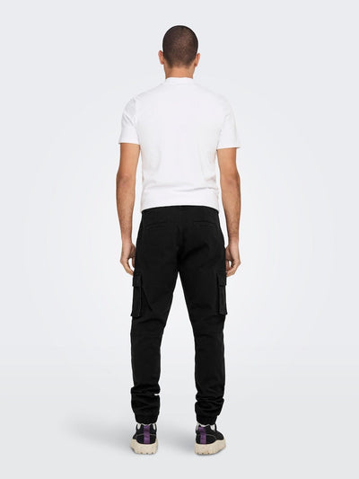 Cam Stage Cargo Pants - Sort - Only & Sons - Sort 2