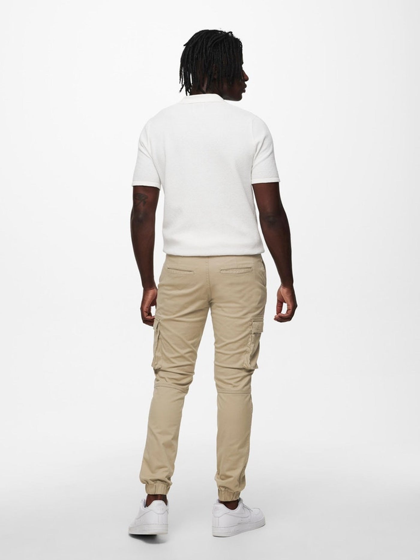 Cam Stage Cargo Pants - Chinchilla - Only & Sons - Sand/Beige 4