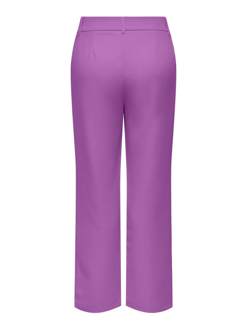 Lana-Berry Mid Straight Pants - Dewberry - ONLY - Lilla